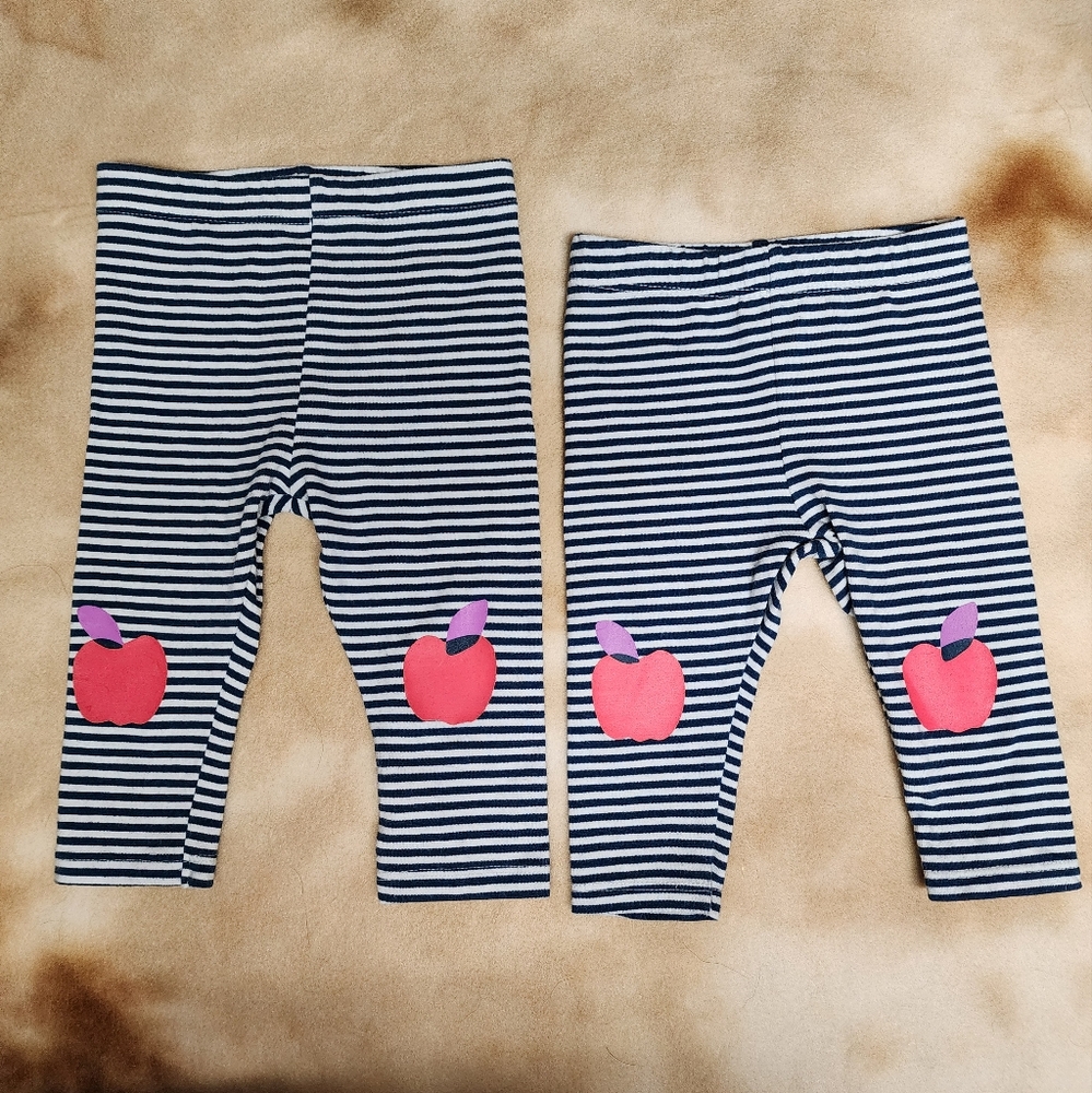 Cat & Jack Girls Apple Leggings - Picture 3 of 5